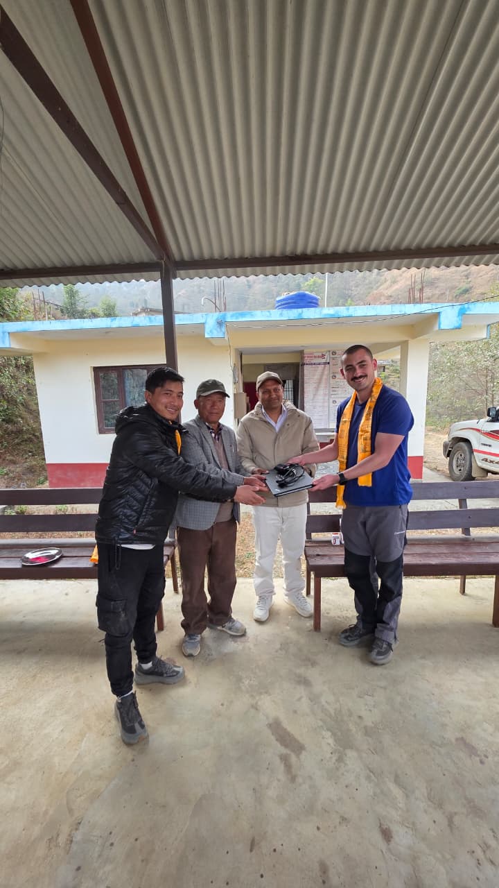 Laptop donated to local healthcare workers